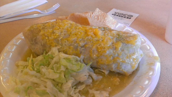 Shrimp Burrito "Wet Style"