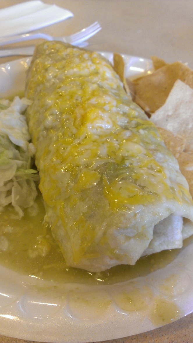 Shrimp Burrito "Wet Style"